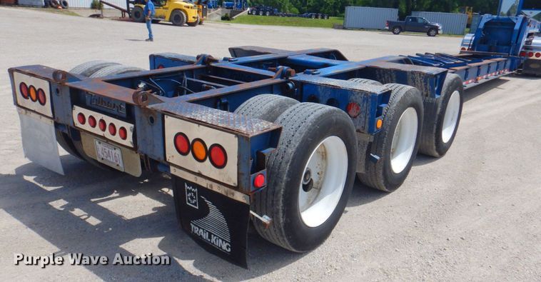 image for item DP4263 1987 Talbert T3BDW-40-HRG-RA-T1  lowboy equipment trailer