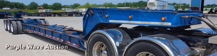 image for item DP4263 1987 Talbert T3BDW-40-HRG-RA-T1  lowboy equipment trailer