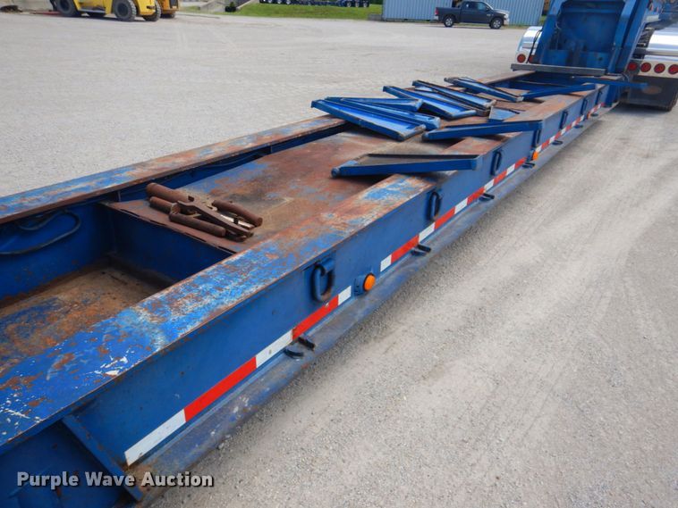 image for item DP4263 1987 Talbert T3BDW-40-HRG-RA-T1  lowboy equipment trailer