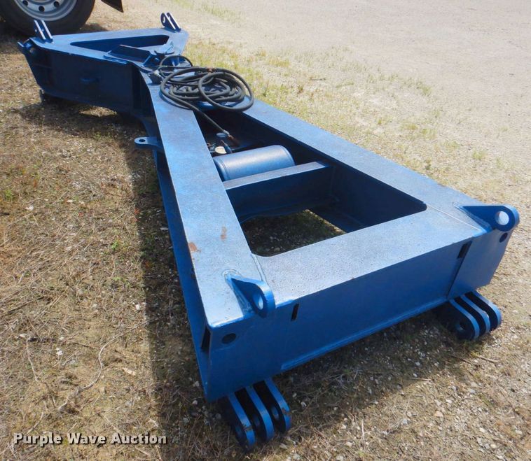 image for item DP4263 1987 Talbert T3BDW-40-HRG-RA-T1  lowboy equipment trailer