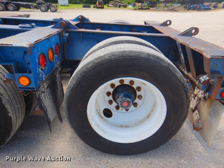 image for item DP4263 1987 Talbert T3BDW-40-HRG-RA-T1  lowboy equipment trailer