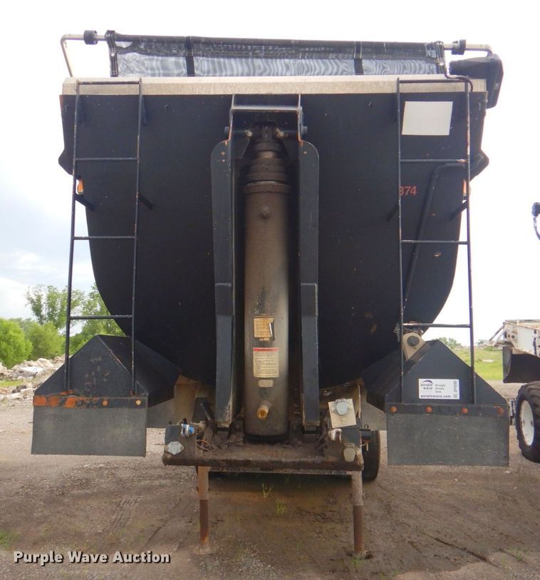 image for item DP4280 1997 Western STR261/4F  end dump trailer