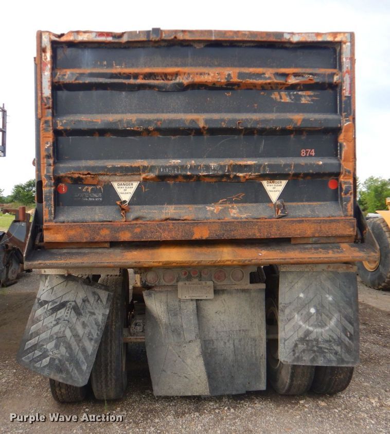 image for item DP4280 1997 Western STR261/4F  end dump trailer