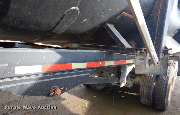 image for item DP4280 1997 Western STR261/4F  end dump trailer