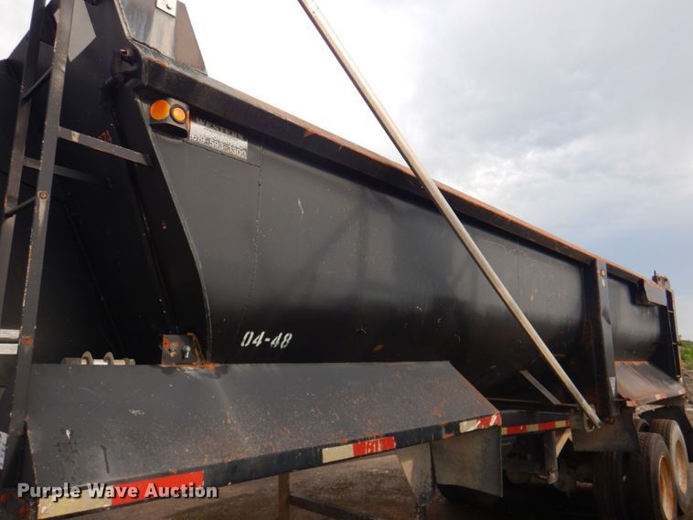 image for item DP4280 1997 Western STR261/4F  end dump trailer