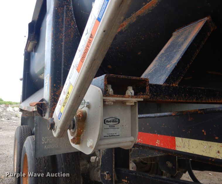 image for item DP4280 1997 Western STR261/4F  end dump trailer