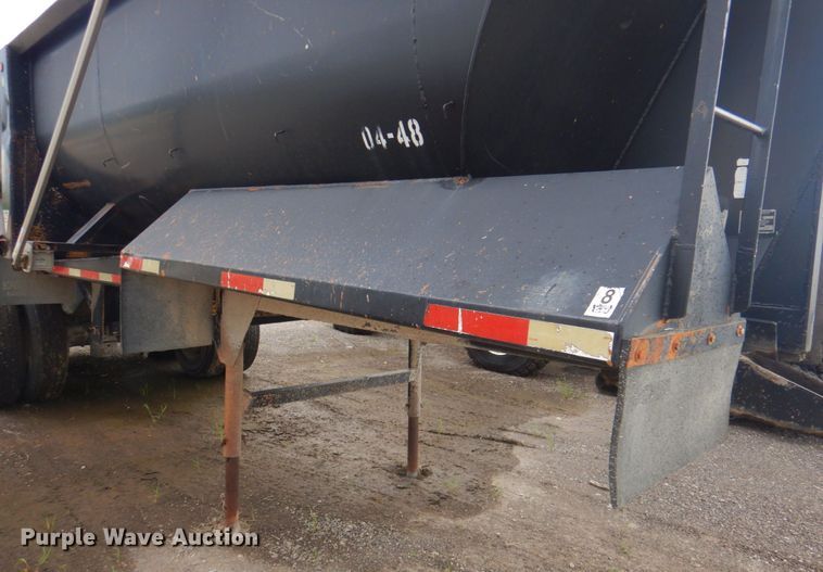 image for item DP4280 1997 Western STR261/4F  end dump trailer