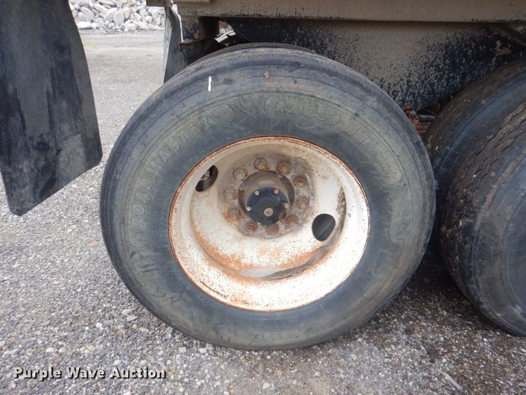 image for item DP4280 1997 Western STR261/4F  end dump trailer