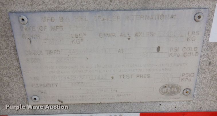 image for item DR0507 2007 Heil  pneumatic dry bulk trailer