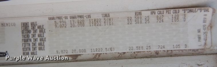 image for item DR1213 2011 Freightliner Coronado  semi truck