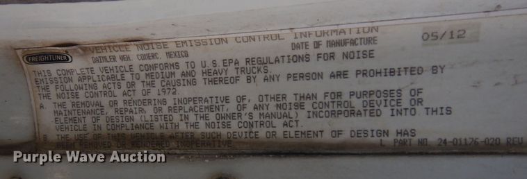 image for item DR1217 2013 Freightliner Coronado  semi truck