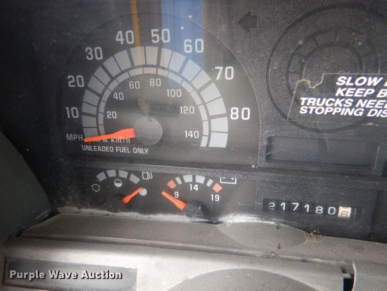 image for item HU9409 1997 Chevrolet C6500  box truck