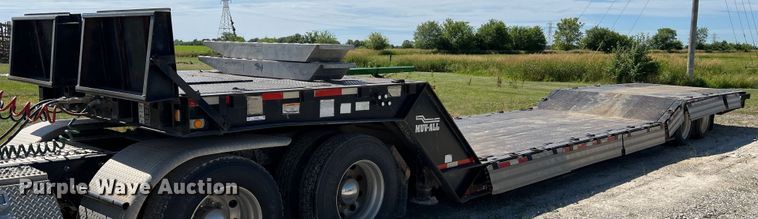 image for item KC9865 1998 Muv-All 4860TD  drop deck equipment trailer