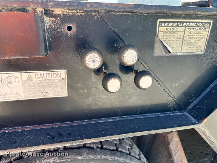 image for item KC9865 1998 Muv-All 4860TD  drop deck equipment trailer