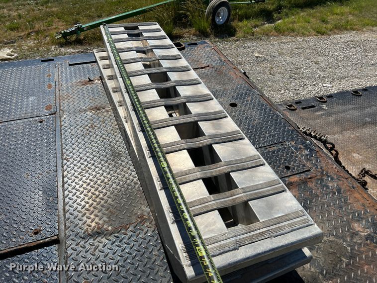 image for item KC9865 1998 Muv-All 4860TD  drop deck equipment trailer