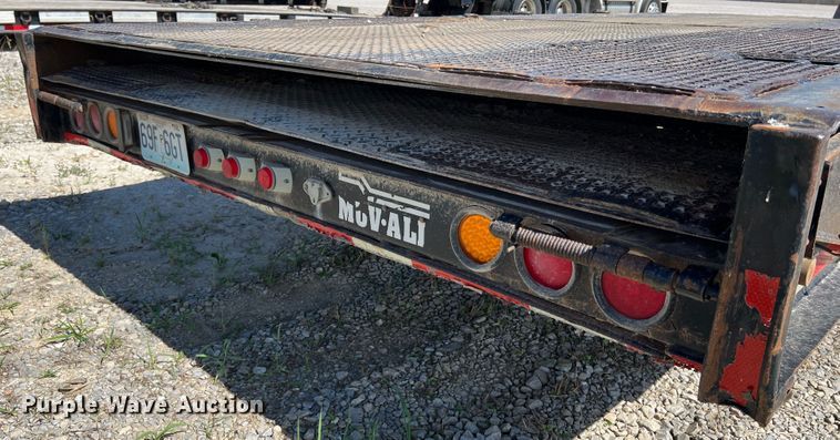 image for item KC9865 1998 Muv-All 4860TD  drop deck equipment trailer