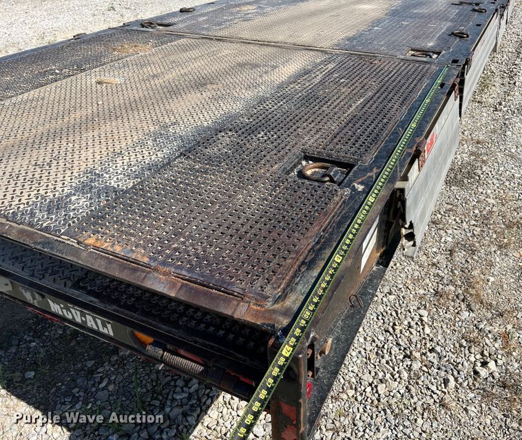 image for item KC9865 1998 Muv-All 4860TD  drop deck equipment trailer