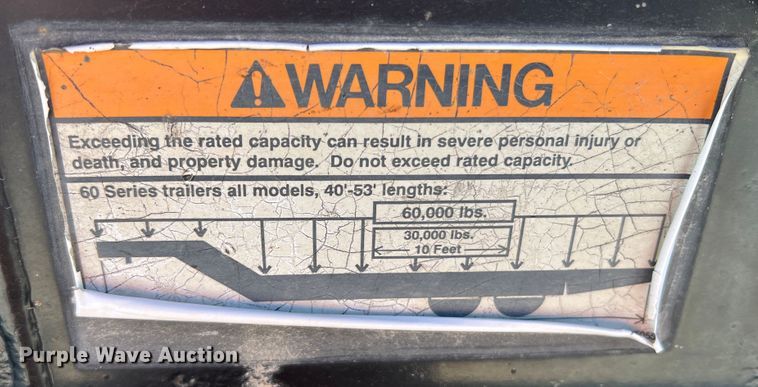 image for item KC9865 1998 Muv-All 4860TD  drop deck equipment trailer