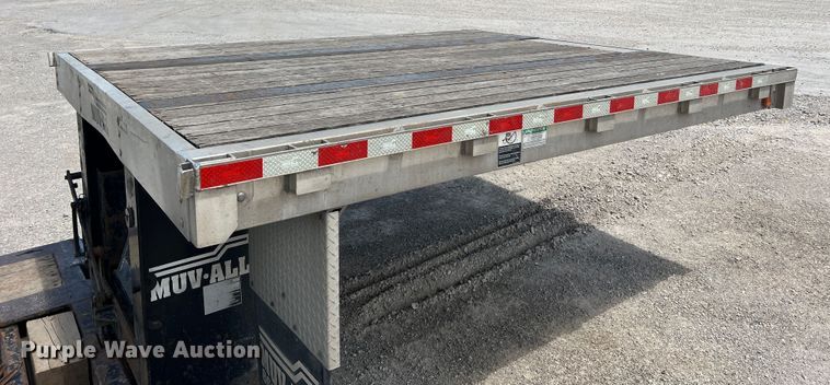 image for item KC9870 2014 Muv-All 5370MDG  lowboy equipment trailer