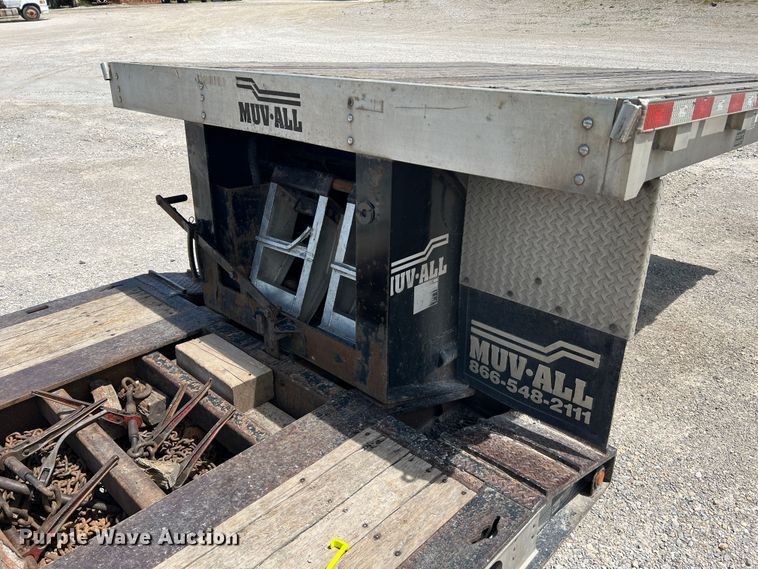 image for item KC9870 2014 Muv-All 5370MDG  lowboy equipment trailer