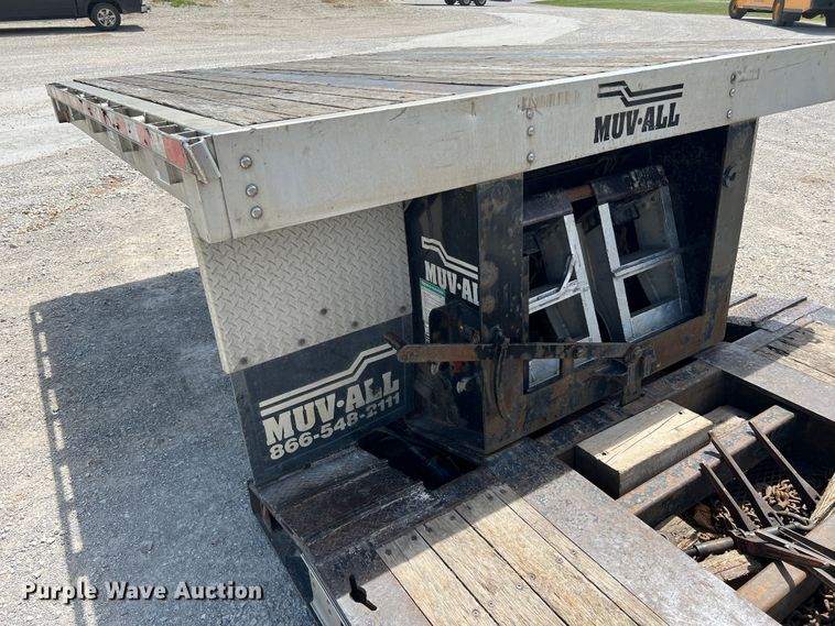 image for item KC9870 2014 Muv-All 5370MDG  lowboy equipment trailer