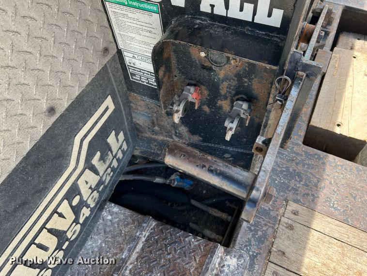 image for item KC9870 2014 Muv-All 5370MDG  lowboy equipment trailer