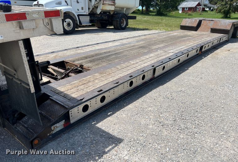 image for item KC9870 2014 Muv-All 5370MDG  lowboy equipment trailer