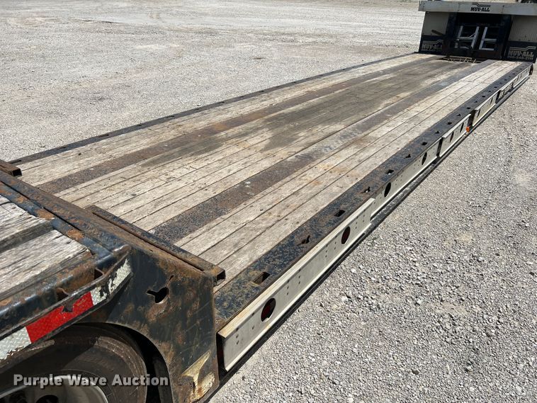 image for item KC9870 2014 Muv-All 5370MDG  lowboy equipment trailer