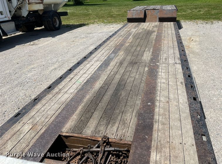 image for item KC9870 2014 Muv-All 5370MDG  lowboy equipment trailer