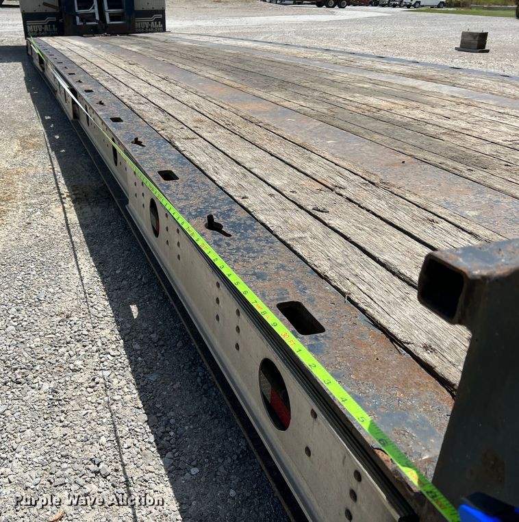 image for item KC9870 2014 Muv-All 5370MDG  lowboy equipment trailer