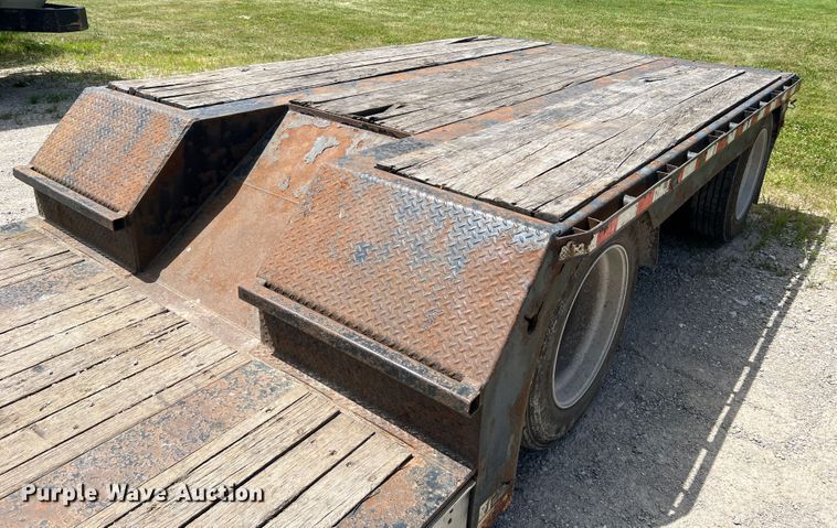 image for item KC9870 2014 Muv-All 5370MDG  lowboy equipment trailer