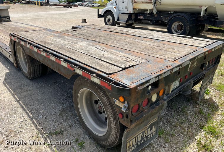 image for item KC9870 2014 Muv-All 5370MDG  lowboy equipment trailer