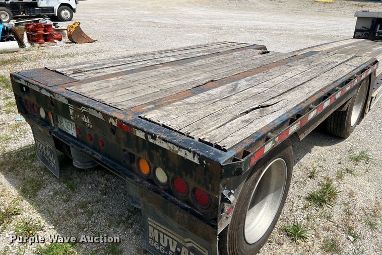 image for item KC9870 2014 Muv-All 5370MDG  lowboy equipment trailer
