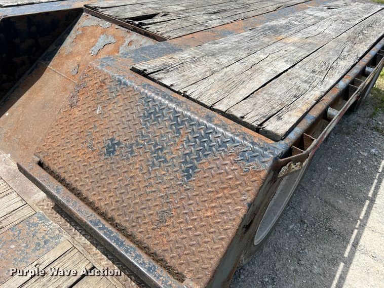 image for item KC9870 2014 Muv-All 5370MDG  lowboy equipment trailer