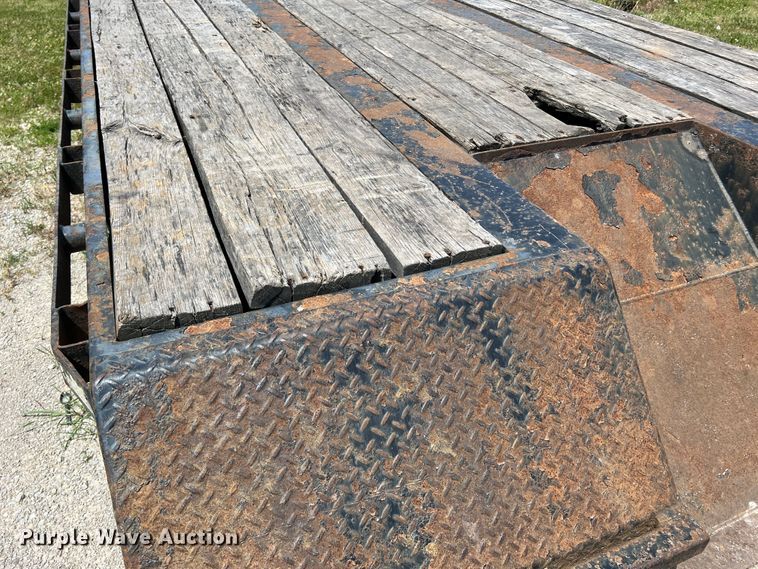 image for item KC9870 2014 Muv-All 5370MDG  lowboy equipment trailer