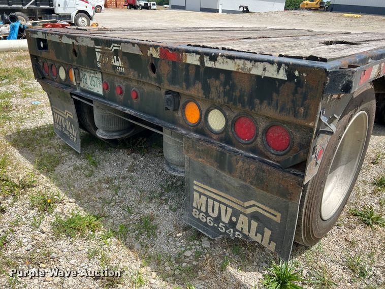 image for item KC9870 2014 Muv-All 5370MDG  lowboy equipment trailer