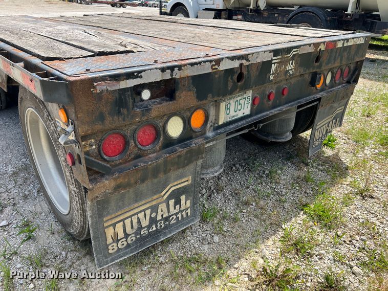 image for item KC9870 2014 Muv-All 5370MDG  lowboy equipment trailer