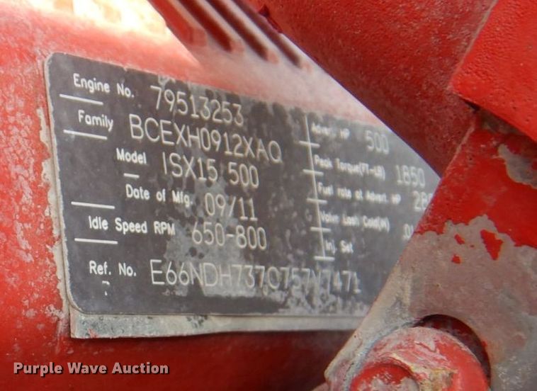 image for item KP9073 2012 Kenworth W900  semi truck