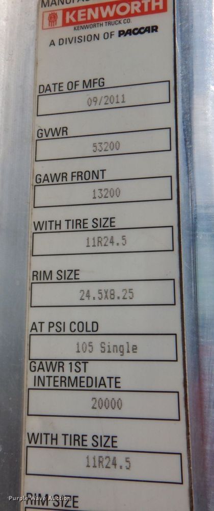 image for item KP9073 2012 Kenworth W900  semi truck