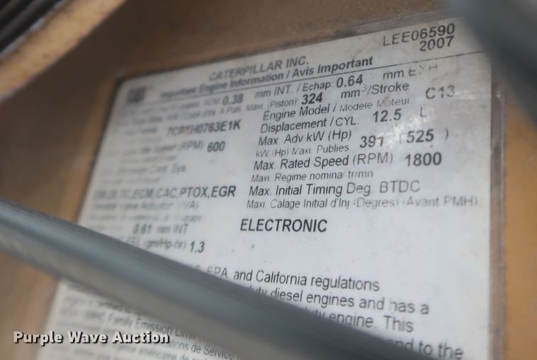 image for item KR9884 2008 Kenworth T800  semi truck