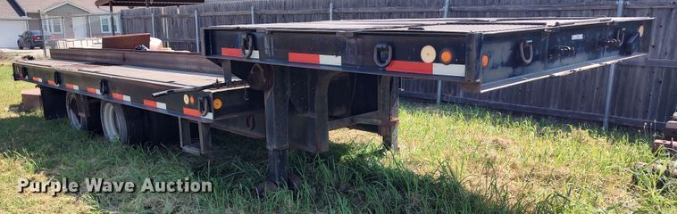 image for item LU9088 1972 Birmingham  drop deck equipment trailer
