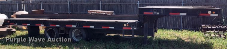 image for item LU9088 1972 Birmingham  drop deck equipment trailer