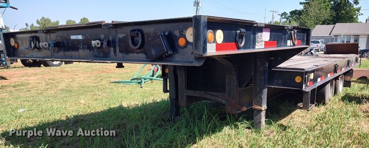 image for item LU9088 1972 Birmingham  drop deck equipment trailer