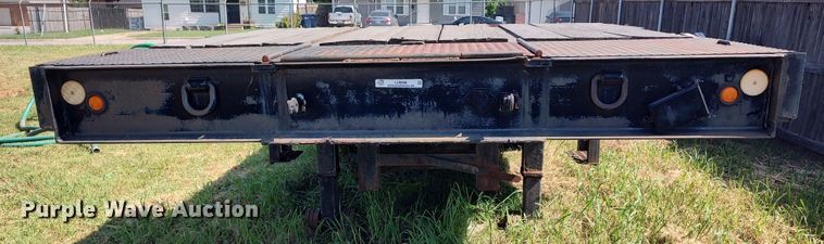 image for item LU9088 1972 Birmingham  drop deck equipment trailer