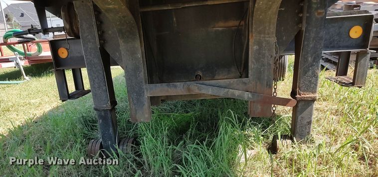 image for item LU9088 1972 Birmingham  drop deck equipment trailer