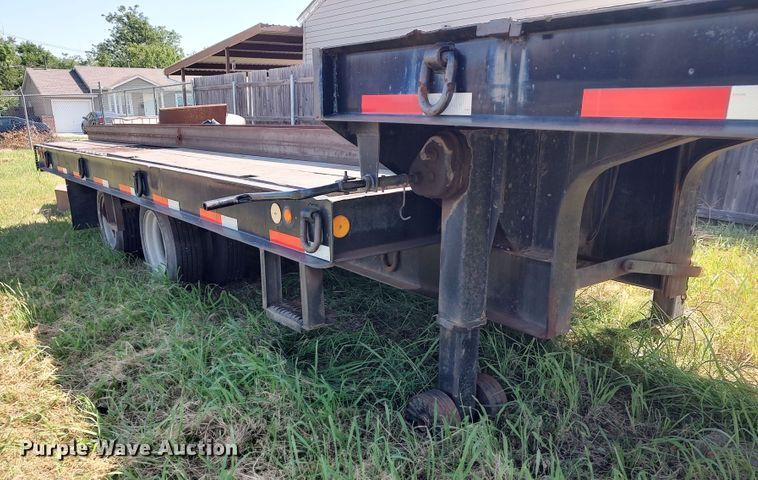 image for item LU9088 1972 Birmingham  drop deck equipment trailer