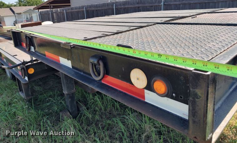 image for item LU9088 1972 Birmingham  drop deck equipment trailer