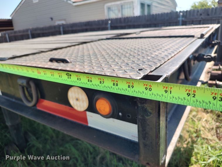 image for item LU9088 1972 Birmingham  drop deck equipment trailer