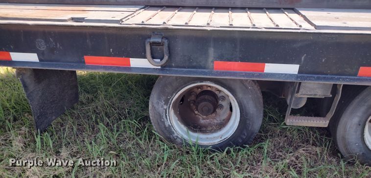 image for item LU9088 1972 Birmingham  drop deck equipment trailer