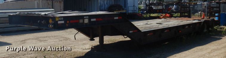 image for item MF9651 1992 Load King PCS50/70-2  drop deck equipment trailer